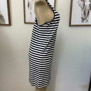 Gap Stripped Twisted Raceback MIDI Dress Size M